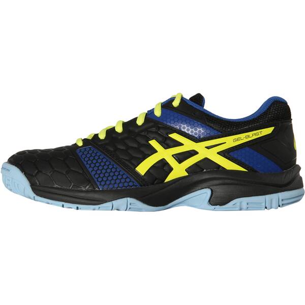 Asics Gel Blast 7 GS - Black / Sour Yuzu - Chaussure de Squash / Racquetball