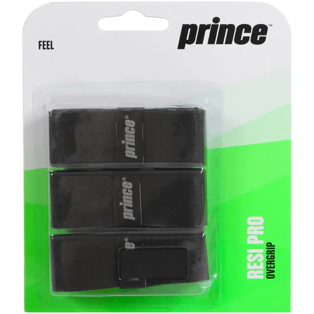 Prince Dura Pro+ - Black - Pack of 3 Overgrips