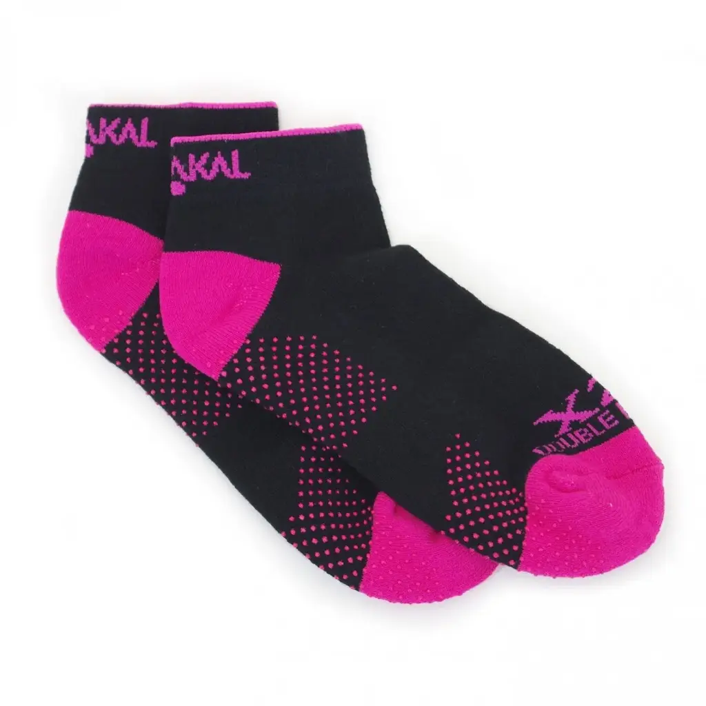 Karakal X2+ Trainer - Rose / Noir - 1 Paire de Chaussette