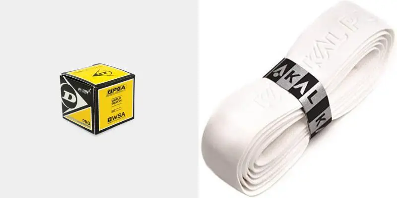 Balle Dunlop Pro + Grip Karakal PU Super