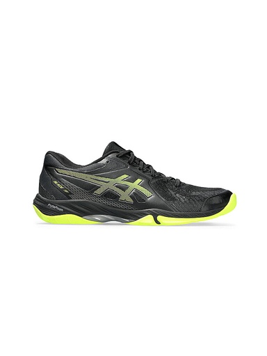 Asics Blade FF - Black / Safety Yellow - Chaussure de Squash / Racquetball